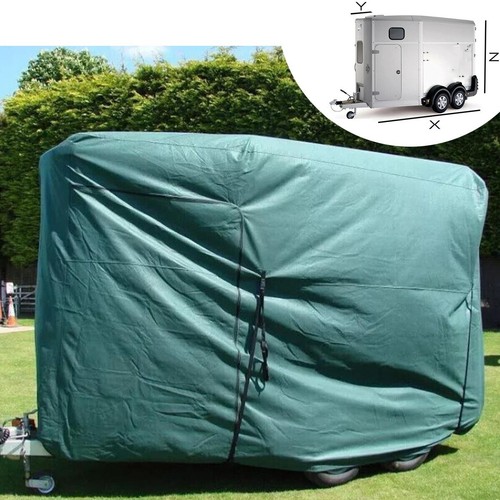 Green horse box trailer - green,