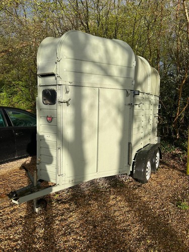 Rice double horse trailer - rice,