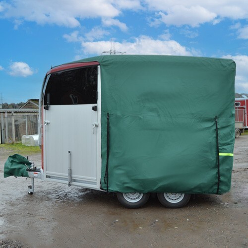 Horse box cover tow hitch - horse, +
