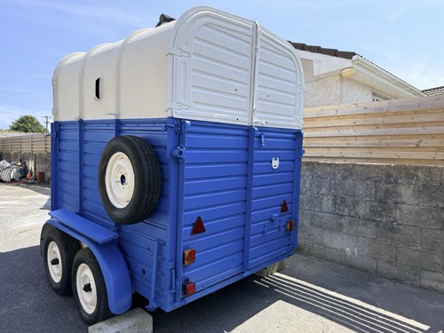 Vintage rice horse trailer - horse,